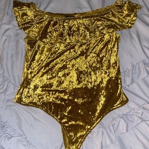 Velour Bodysuit